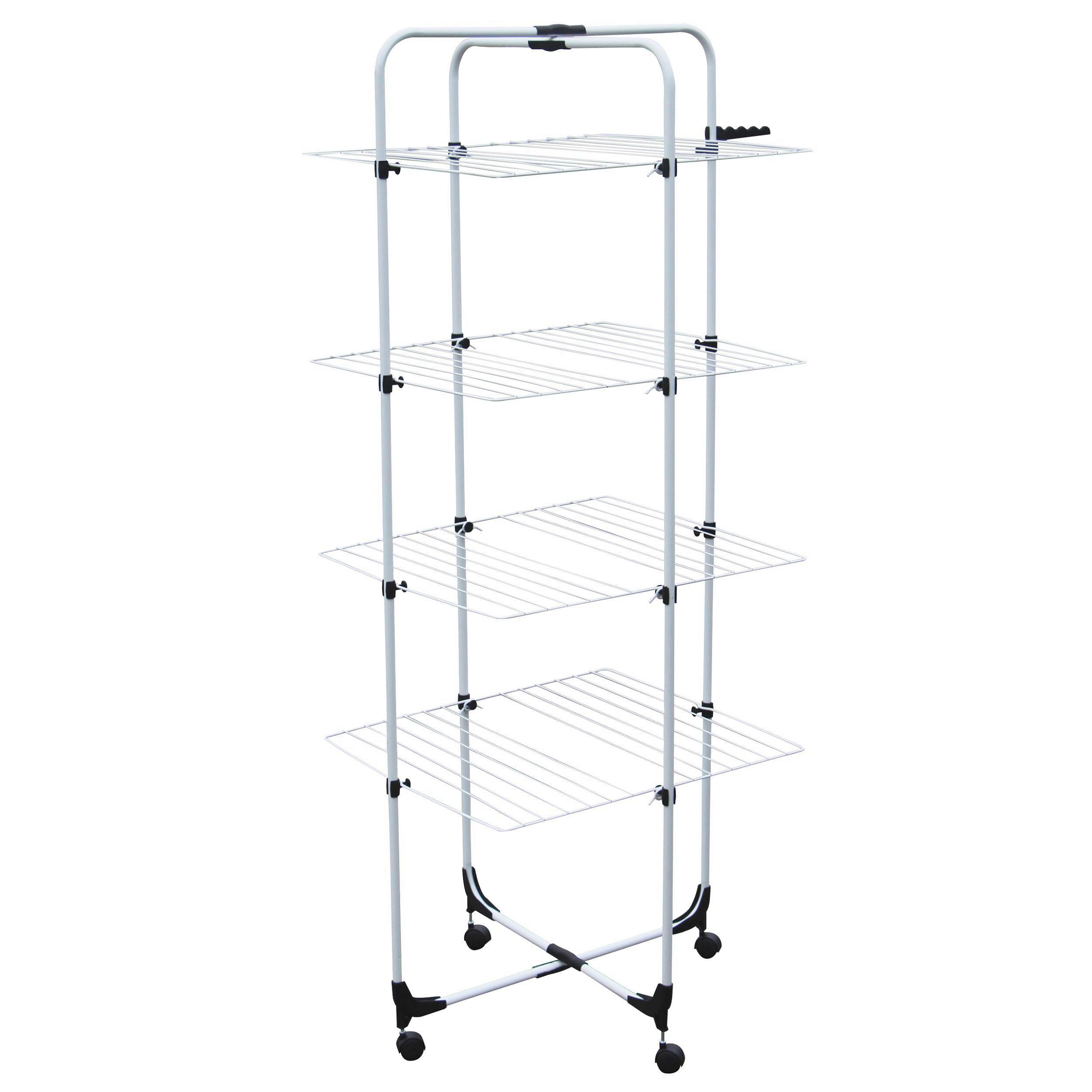 TURMWÄSCHETROCKNER 130116 - Weiss, Basics, Metall (70/176/61cm) - Spirella