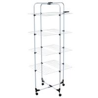 TURMWÄSCHETROCKNER 130116 - Weiss, Basics, Metall (70/176/61cm) - Spirella