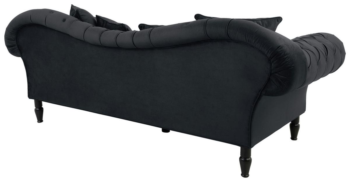 CANAPEA CU 3 LOCURI CUPIDO - antracit, Design, textil (242/91/104cm) - Mömax