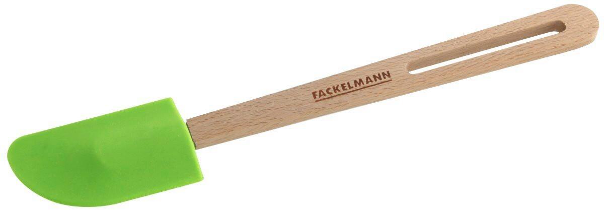 Teigschaber FSC2 Naturfarben/Grün - Naturfarben, Holz/Kunststoff (30cm) - Fackelmann