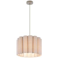 Hängeleuchte Sejla Beige max. 25 Watt - Beige, MODERN, Textil/Metall (40/40/120cm) - Mömax