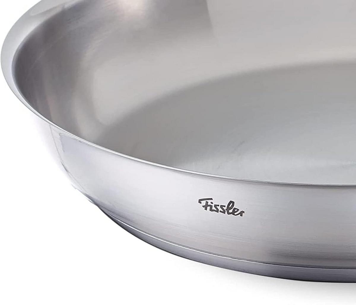 ZESTAW PATELNI 081-353-02-102/0 FISSLER - kolor stalowy, Basics, metal (24 / 28/34,5/12,5cm) - Fissler