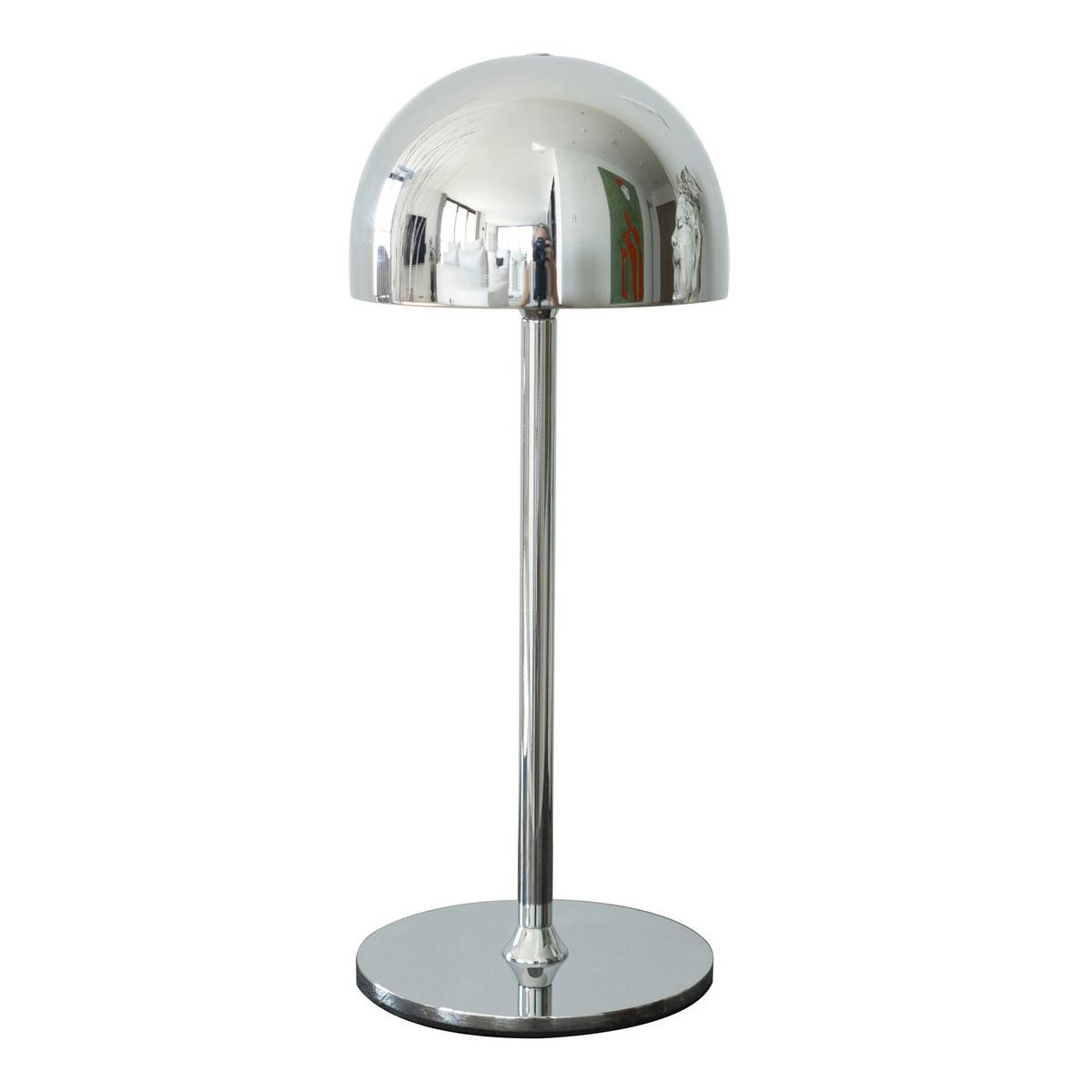 LAMPA STOŁOWA Z AKUMULATOREM 38631 TIM - kolor srebrny, Trend, metal (11,5/30cm)