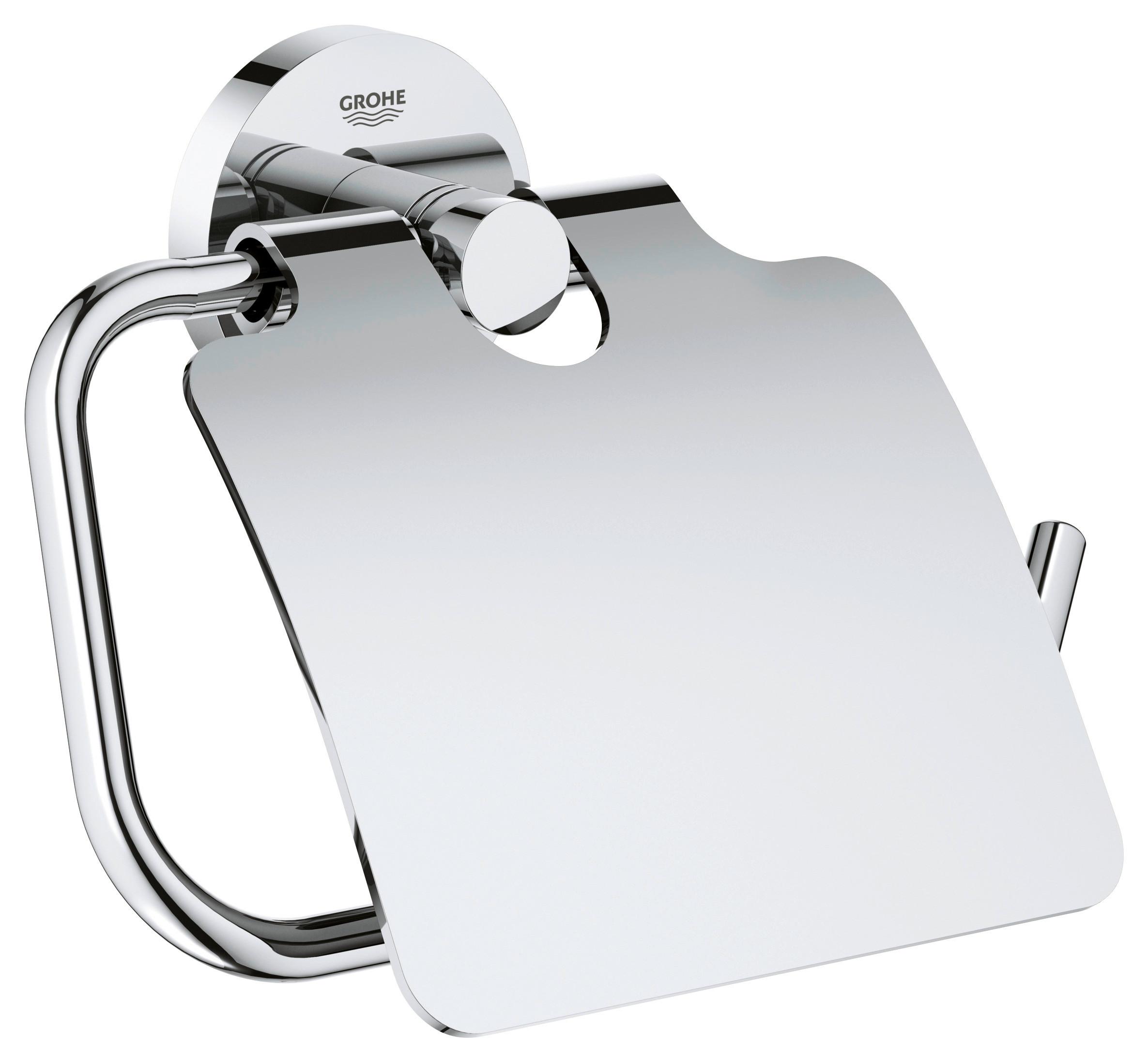 Wc.papír Tartó Grohe Essentials - króm, Modern, fém