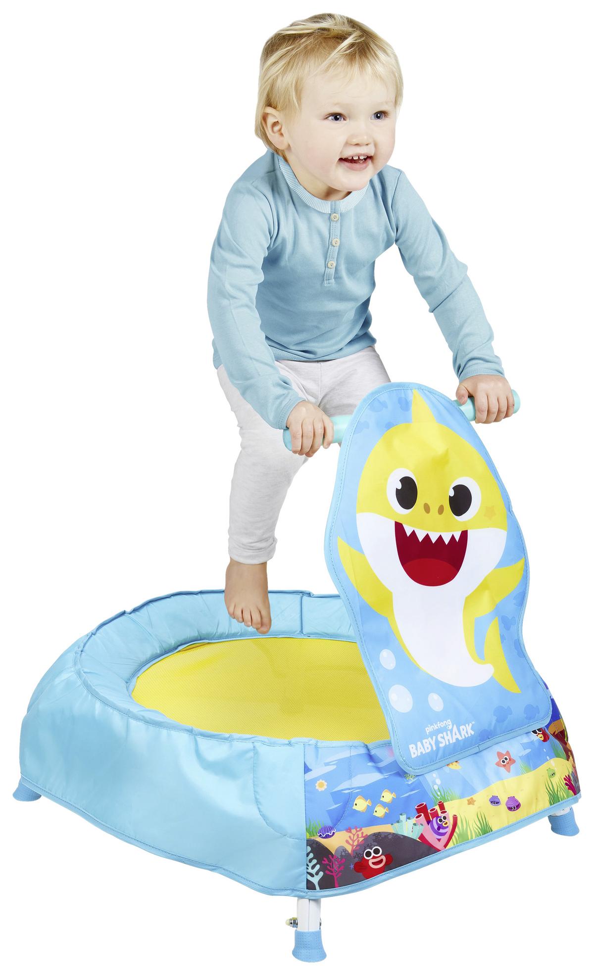 TRAMPOLINA BABY SHARK TRAMPOLIN - różnokolorowy, Konventionell, metal/tkanina (58/56/60cm)
