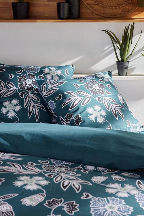 Ágyneműhuzat-garnitúra 3 Részes Sunshine Green - zöld, Modern, textil (140/200cm)