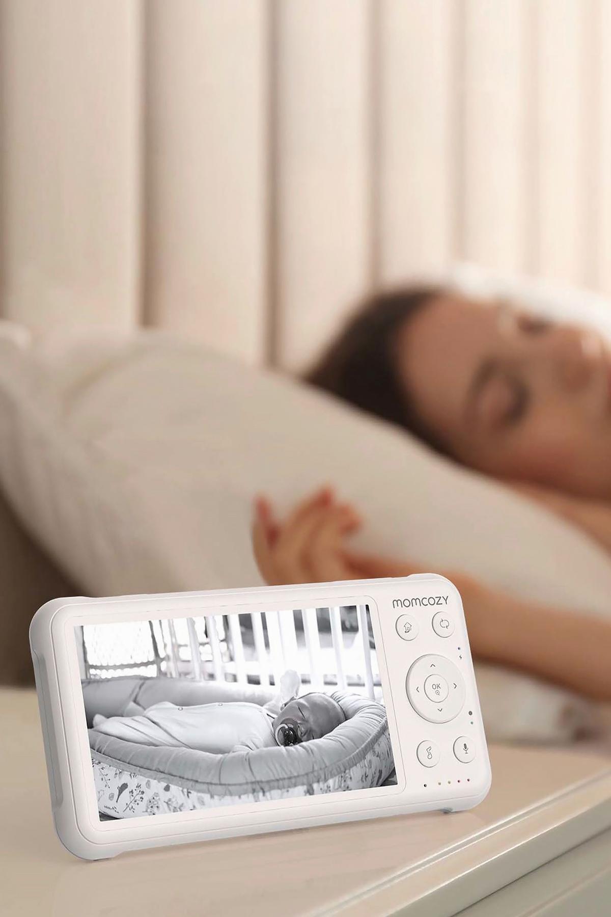 ELEKTRONICZNA NIANIA MOMCOZY VIDEO-BABYPHONE - Basics (17,7/10,9cm) - Momcozy