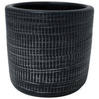 Kaspó Luna - sötétszürke, Modern, kerámia (11/10cm) - Premium Living