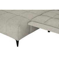 Sedežna Garnitura Venice, Leva - črna/bela, Moderno, kovina/tekstil (156/268cm) - Premium Living