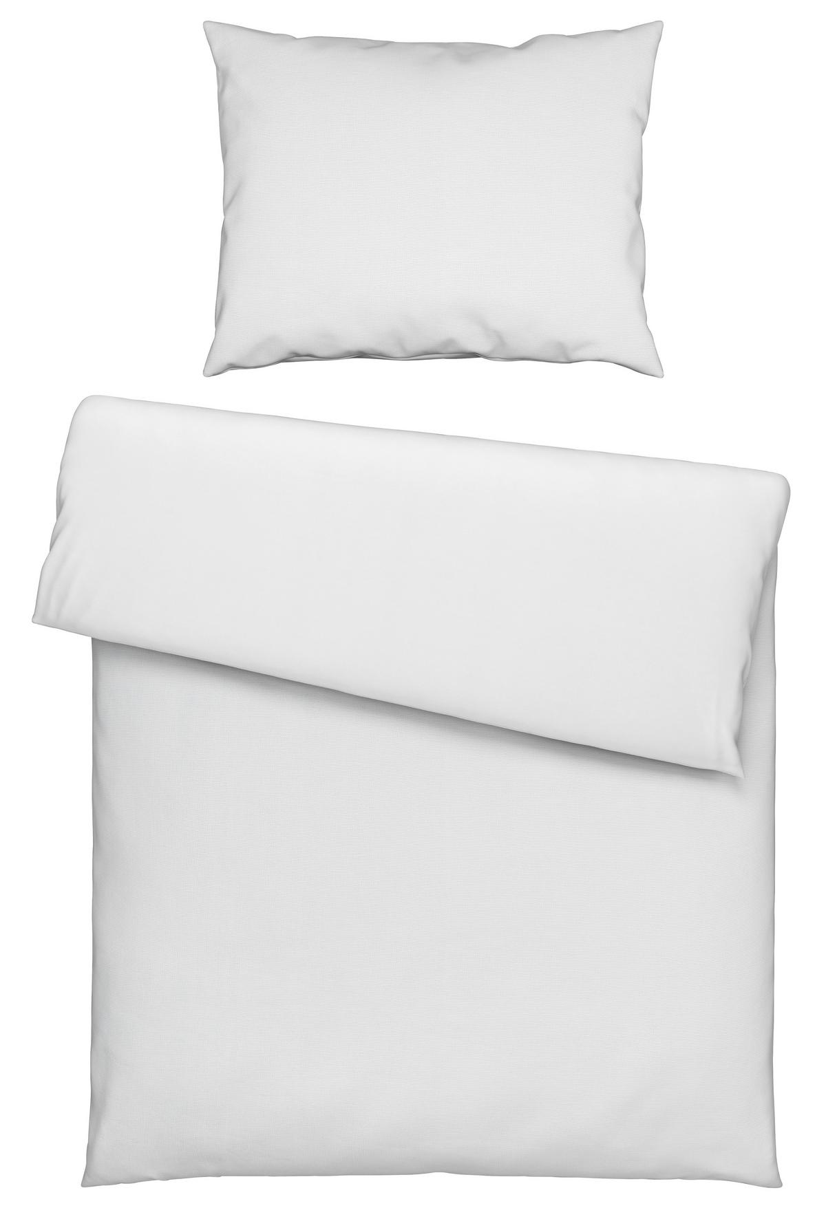 Bettwäscheset WAFFEL - Weiss, Modern, Textil (160/210cm) - Modern Living