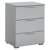 Noptieră ALABAMA - gri deschis, Modern, material pe bază de lemn (47/62/42cm) - Modern Living
