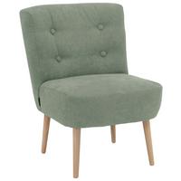 SESSEL FIONA - Buchefarben/Hellgrün, Design, Holz/Textil (58/78/68cm) - Max Winzer
