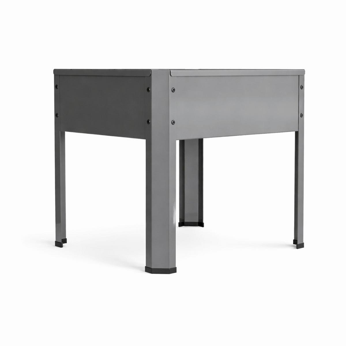 Hochbeet Vcm Hochbeet "balora M" - Schwarz, Modern, Metall (50/45/40cm)