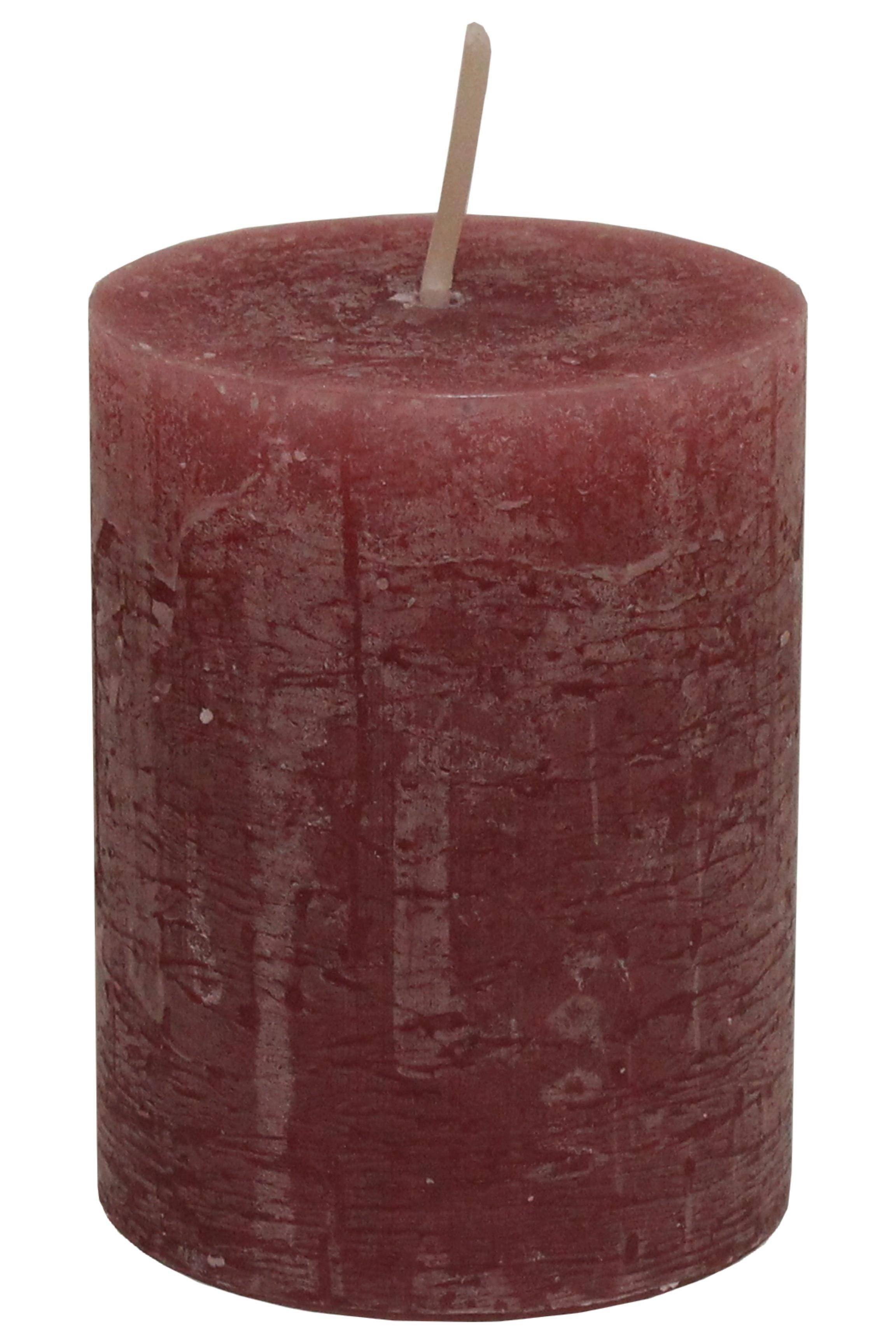Stumpenkerze Lia in Rosa - Rosa, MODERN (6,8/9cm) - Premium Living