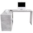 Pisalna Miza Prag 138 - aluminij/siva, Moderno, umetna masa/leseni material (138/74/120cm) - Mömax modern living