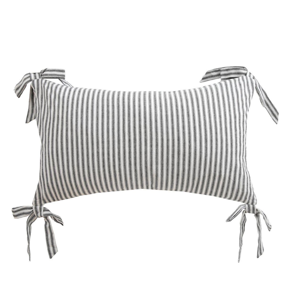 Pernă decorativă Amy, cca. 35x60cm - alb/gri, textil (35/60cm) - Mömax