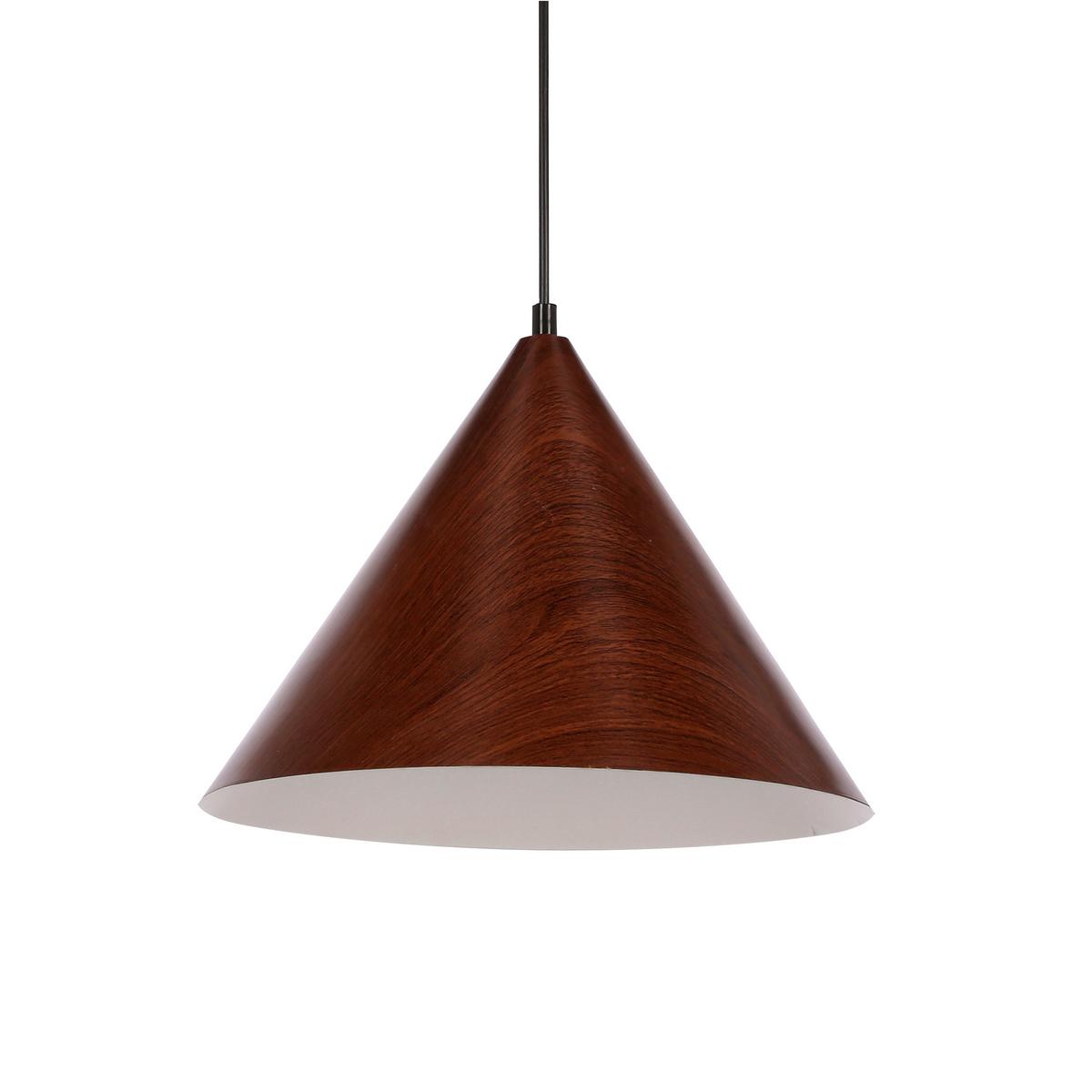 Viseća Svjetiljka Dunca - boje oraha/crna, Design, metal (32/32/115cm)