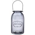 Windlicht Vintage Ø/h ca. 14,3/24 cm - Hellgrau, MODERN, Glas (14,3/24cm) - Mömax modern living Windlicht Vintage Ø/h ca. 14,3/24 cm - Hellgrau, MODERN, Glas (14,3/24cm) - Mömax modern living