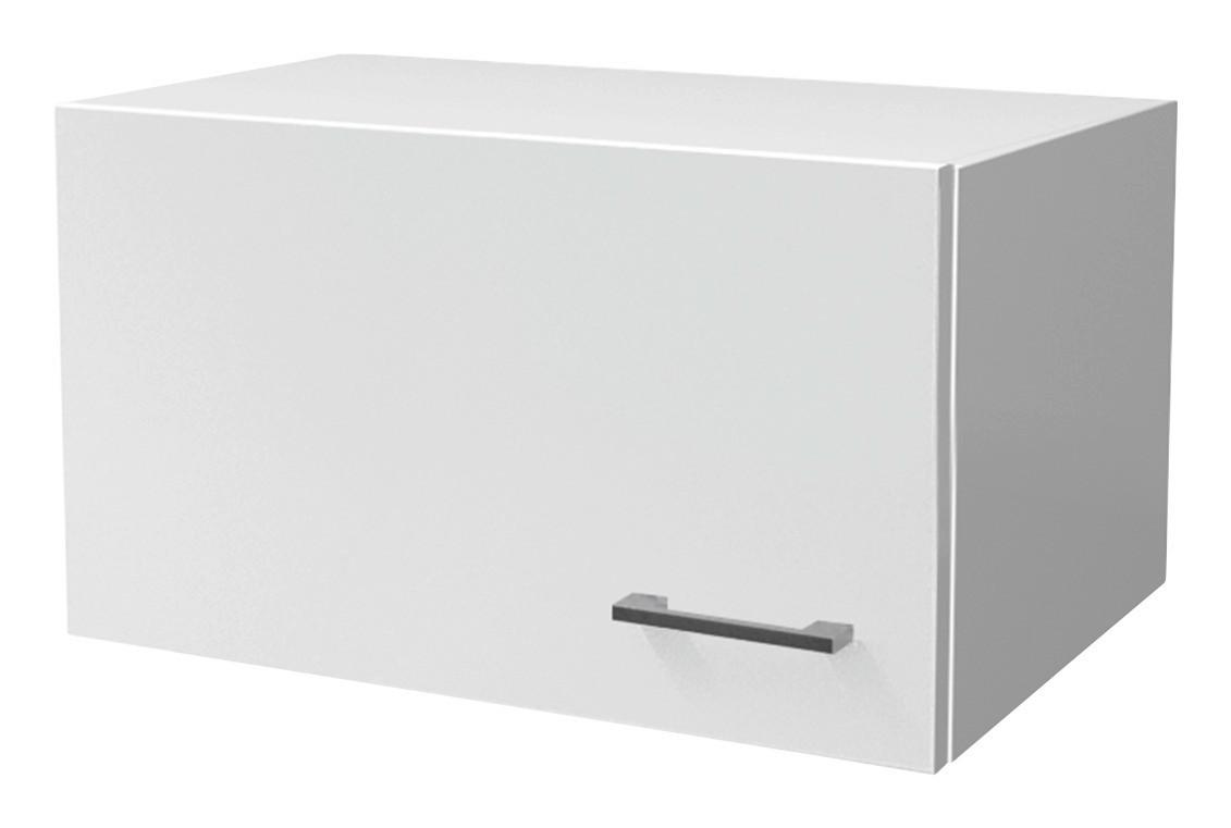 Kuhinjska Zgornja Omarica Lucca, Bela - bela/barve aluminija, Konvencionalno, umetna masa/leseni material (60/32/32cm) - FlexWell