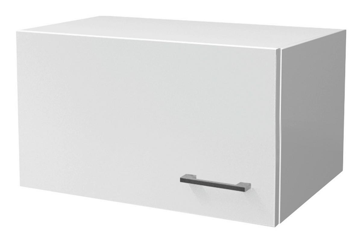 Kuhinjska Zgornja Omarica Lucca, Bela - bela/barve aluminija, Konvencionalno, umetna masa/leseni material (60/32/32cm) - FlexWell