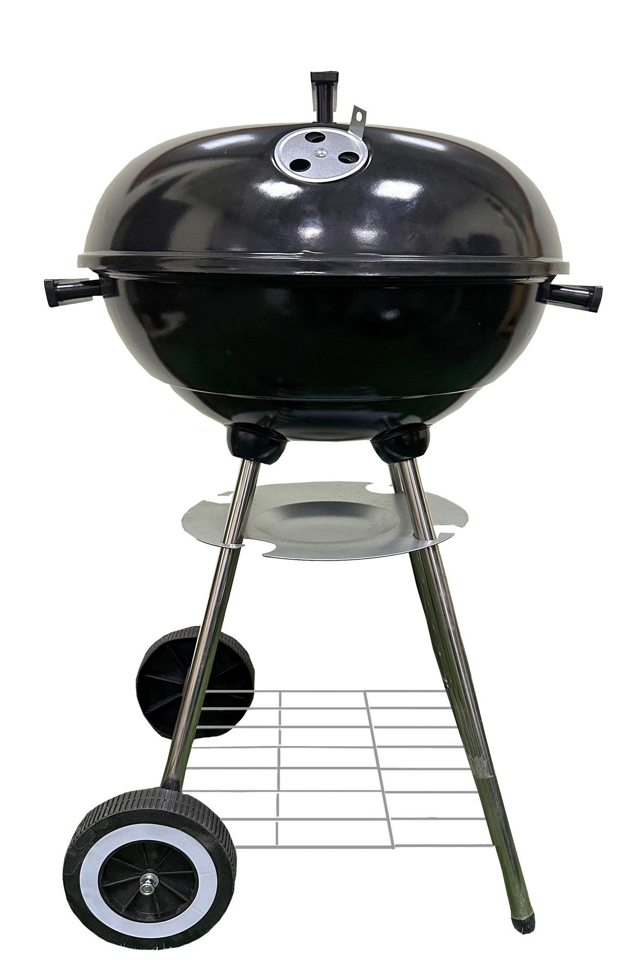 Kugelgrill Michael Schwarz - Schwarz, KONVENTIONELL, Metall (50/43/72cm) - Mömax