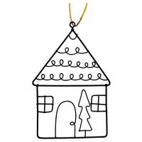 Viseća Dekoracija Lola - zlatne boje/crna, Konvencionalno, metal/tekstil (8,5/13cm) - Modern Living