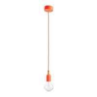LAMPA WISZĄCA ABBY - pomarańczowy, Modern, tworzywo sztuczne (9/92cm) - Bessagi Home