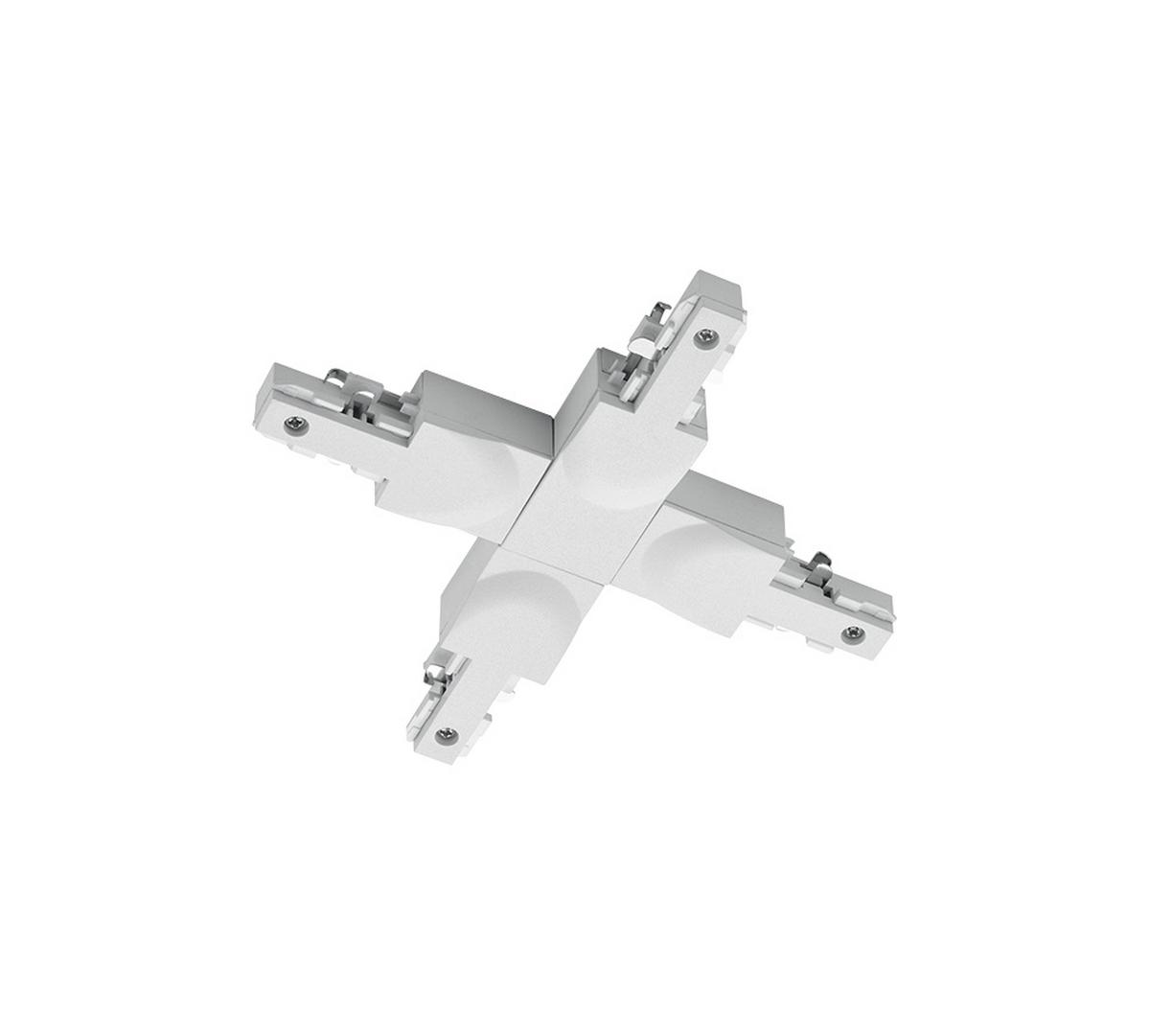 Schienensystem-Verbinder Duoline Weiß - Weiß, Basics, Kunststoff (16/2/17cm) - Trio Leuchten