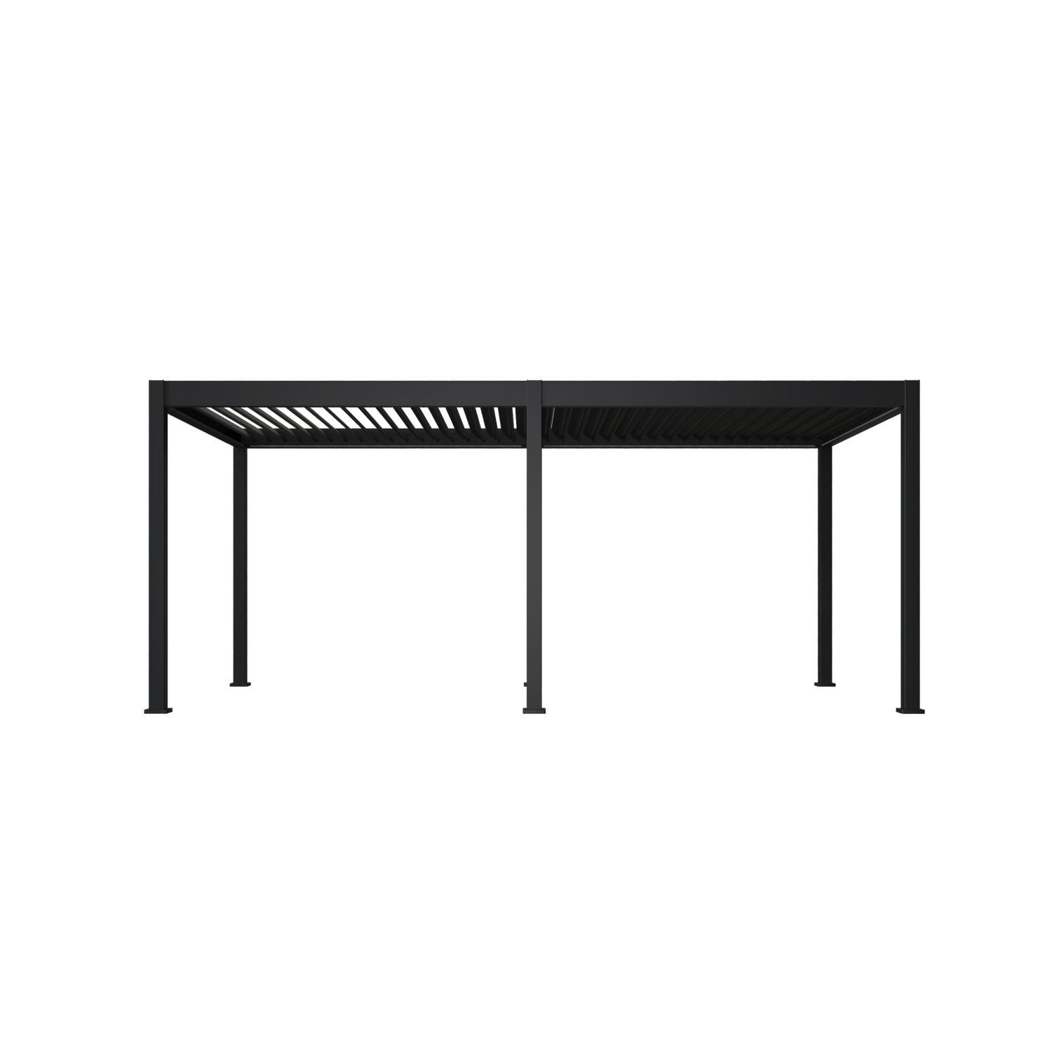 PERGOLA DELUXE 3X6M ANTHRAZIT - Anthrazit, Basics, Metall (600/255/300cm) - Gardenson