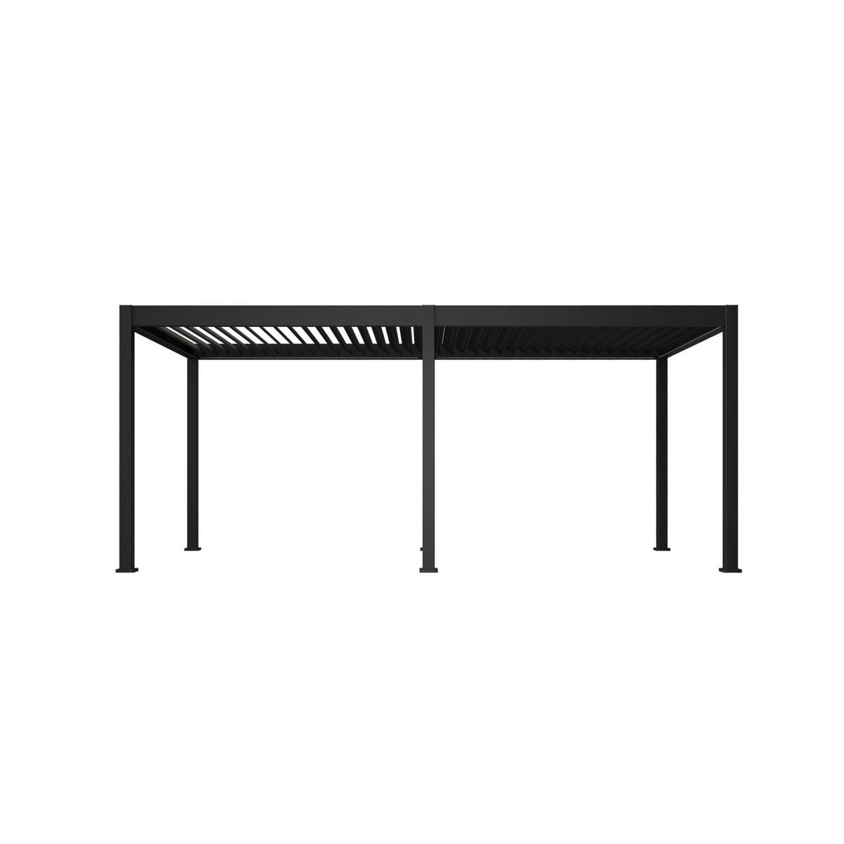 PERGOLA DELUXE 3X6M ANTHRAZIT - Anthrazit, Basics, Metall (600/255/300cm) - Gardenson