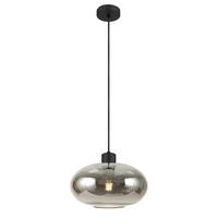 Hängeleuchte Tipo in Schwarz max. 25 Watt - Schwarz, Modern, Glas/Metall (30/120cm) - Mömax