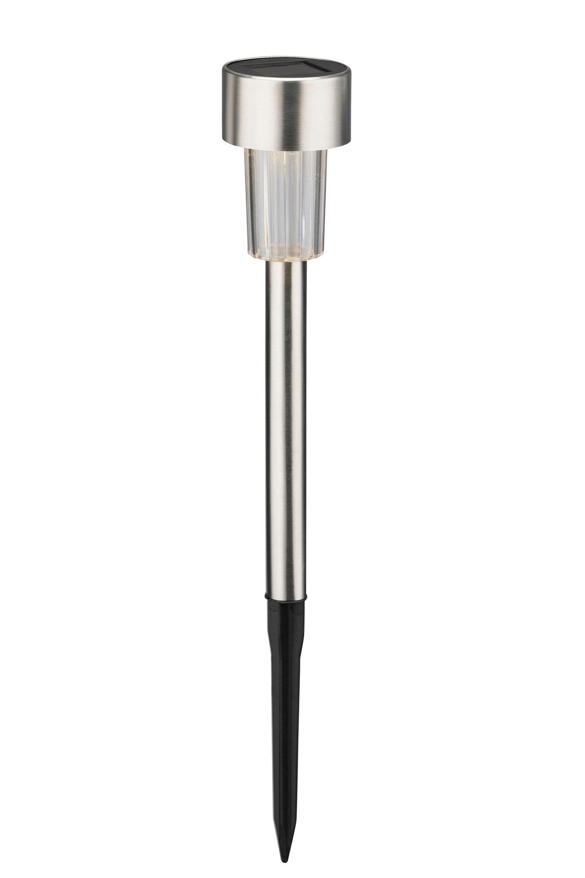 Solarna Svetilka Bil - barve nerjavečega jekla, Konvencionalno, kovina/umetna masa (4,5/30,5cm) - Mömax