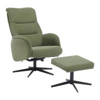 Počivalnik Star - črna/zelena, Moderno, kovina/tekstil (72/105-94/91-114cm) - Mömax