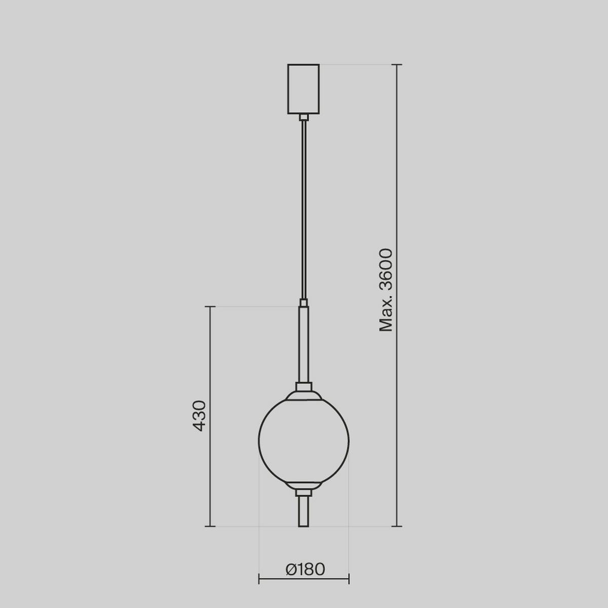 Pendelleuchte Z020pl-L6b3k - Schwarz, Design, Metall (18/351cm) - MAYTONI