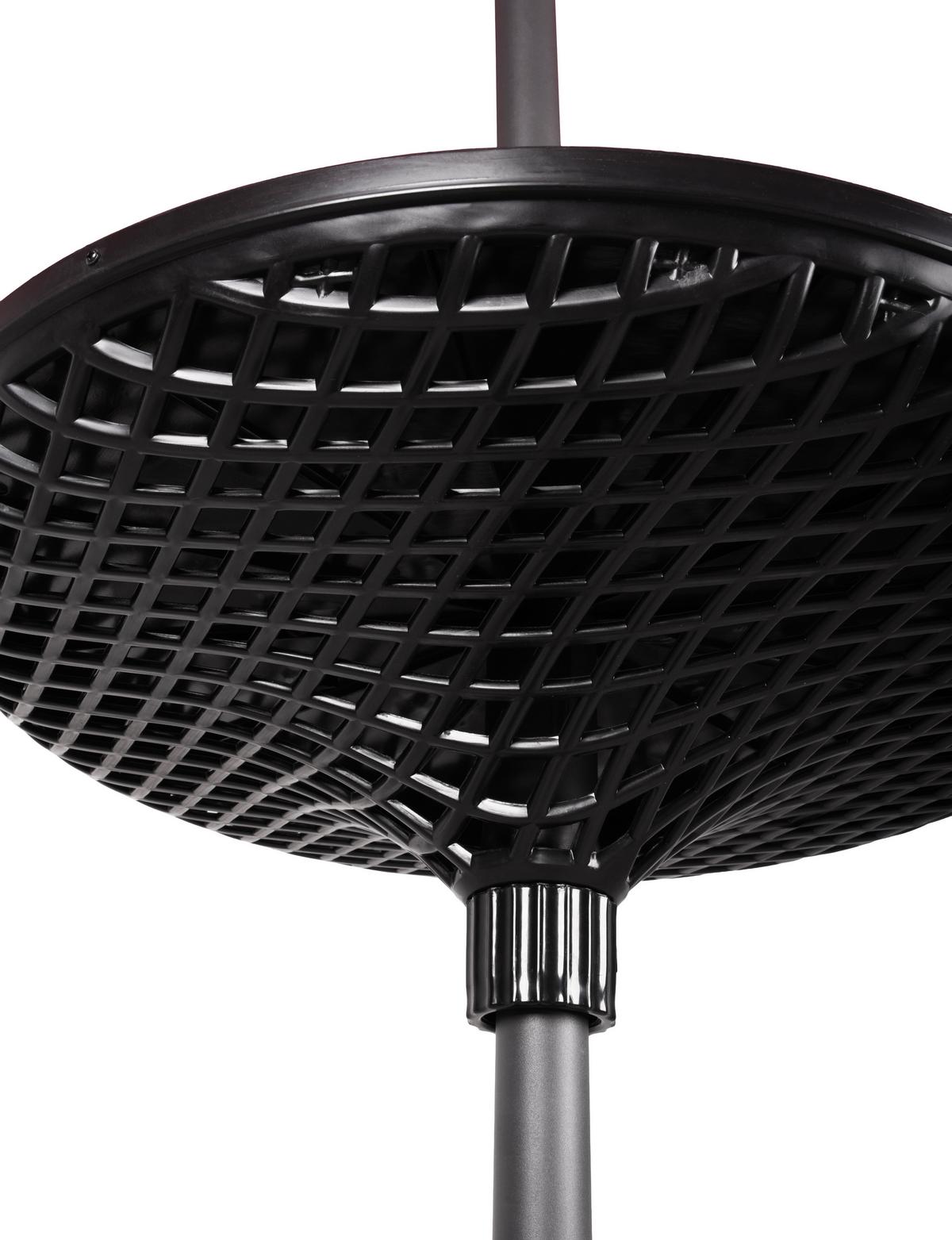 GARTENTISCH TISCH FÜR SONNENSCHIRM - Schwarz, MODERN, Kunststoff (58,2/18/58,2cm) - Gardenson