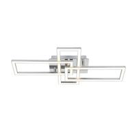 Stropna Led-svetilka Omie - barve kroma/srebrne barve, Moderno, kovina/umetna masa (63,5/34/8cm) - Mömax
