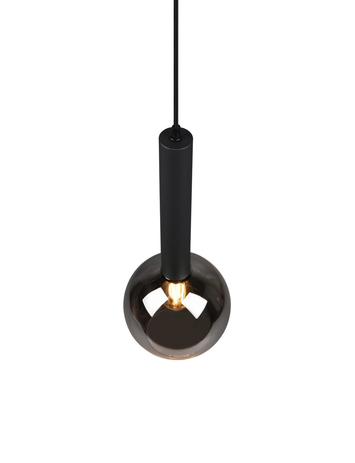 LAMPA WISZĄCA X30111032 HELSINGBORG - czarny, Design, metal (20/150cm) - Dieter Knoll