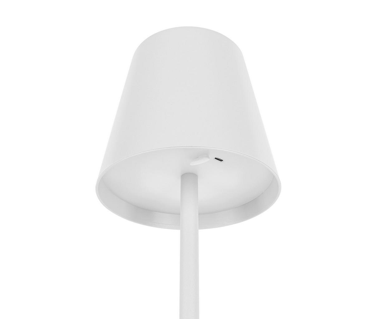 AKUMULATOROWA LAMPA STOJĄCA FORT LAUDERDALE *SBN* - biały, Design, tworzywo sztuczne/metal (22/130cm) - Novel