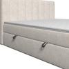 BOXSÄNG MALA - svart/cremefärgad, Modern, trämaterial/trä (180/200cm) - Bessagi Home