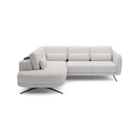 Kutna Garnitura Ilussio L - svijetlo siva/crna, Moderno (205-248/83-104/111cm) - Modern Living