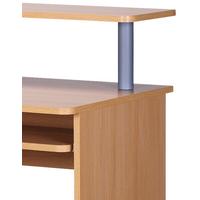 Računalniška Miza Computertisch - barve bukve, Konvencionalno, leseni material (48/94/90cm) - MID.YOU