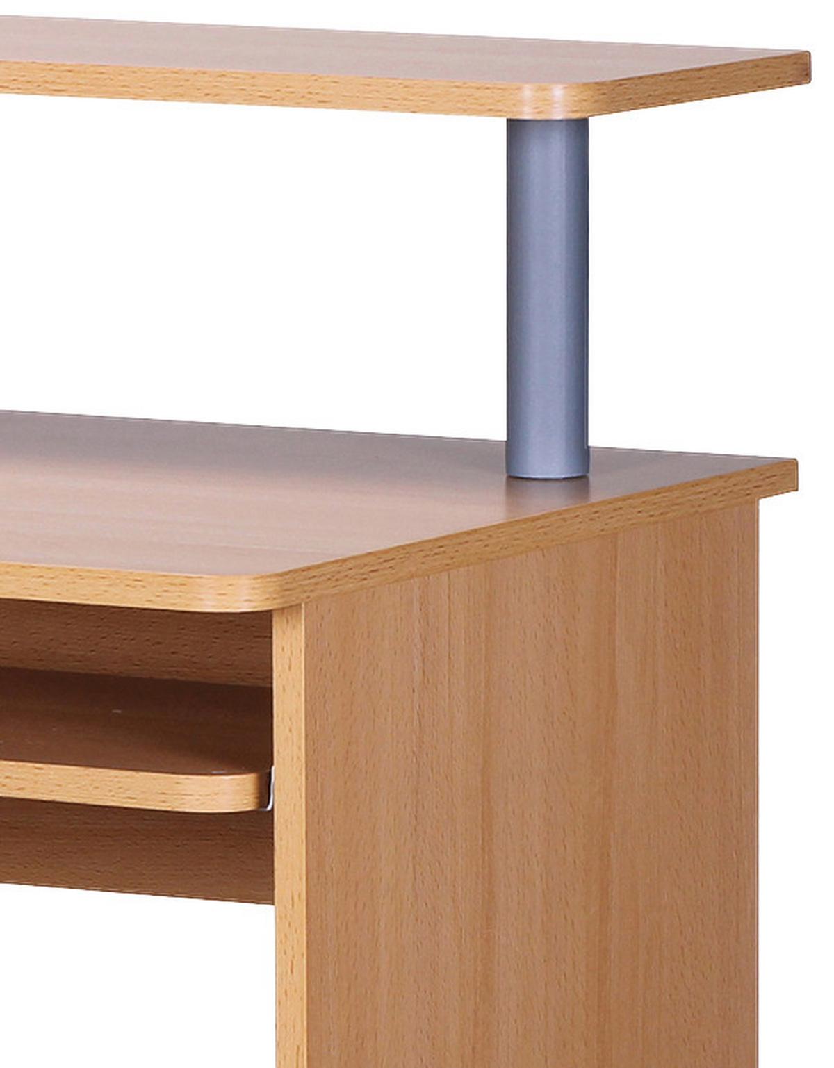 Računalniška Miza Computertisch - barve bukve, Konvencionalno, leseni material (48/94/90cm) - MID.YOU