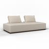 2-SITS SOFFA CHRISTINA - beige/valnötsfärgad, Modern, trämaterial/trä (215,5/87/106cm) - Bessagi Home