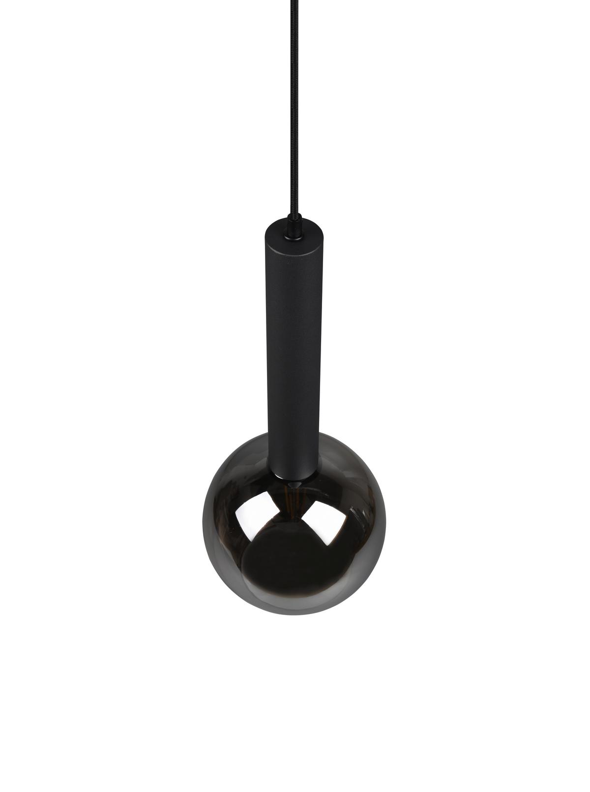 LAMPA WISZĄCA X30111032 HELSINGBORG - czarny, Design, metal (20/150cm) - Dieter Knoll