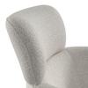 STOL MED ARMSTÖD LIORA - svart/cremefärgad, Modern, metall/textil (58/84/61cm) - Bessagi Home