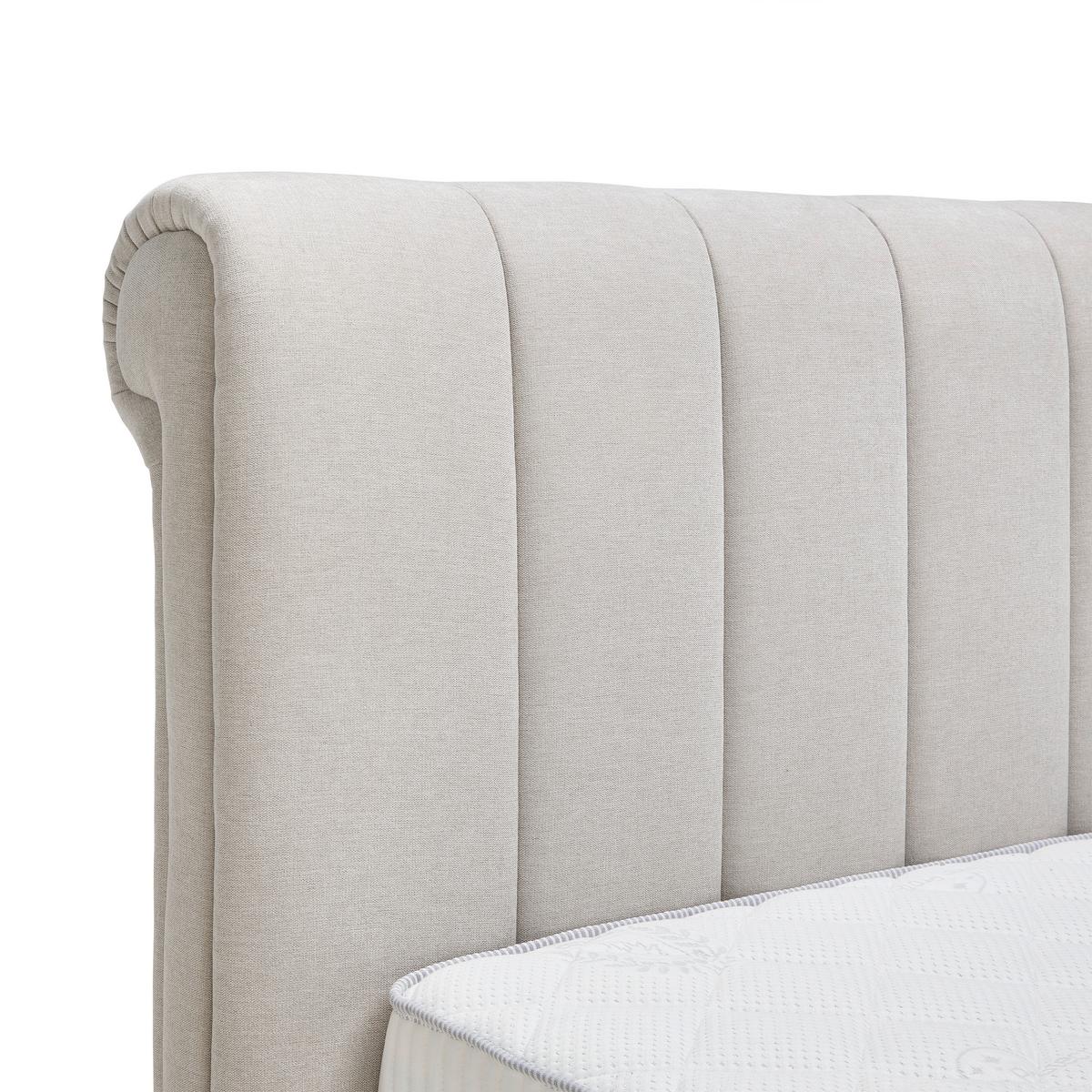 Boxspringbett Belano Creme ca. 200x200cm - Creme, KONVENTIONELL, Holz/Holzwerkstoff (200/200cm) - Premium Living