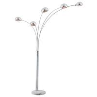 Állólámpa Turle - krómszínű, Modern, fém (130/200cm) - Mömax