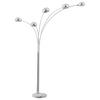 GOLVLAMPA TURLE -AKT- - kromfärg, Modern, metall (130/200cm) - Mömax