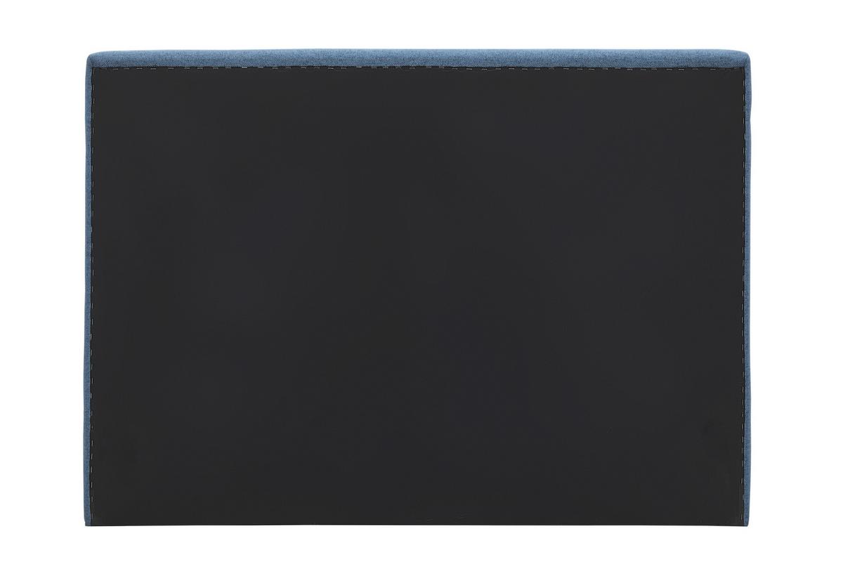 Boxbett Jerry in Blau ca. 120x200cm - Schwarz/Dunkelblau, KONVENTIONELL, Textil (120/200cm) - Mömax
