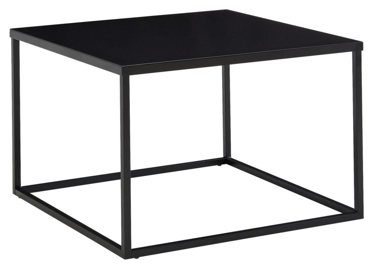 Klubska Miza Wohnling - črna, Moderno, kovina (60/60/40cm) - MID.YOU